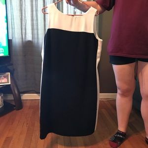 AGB color block dress